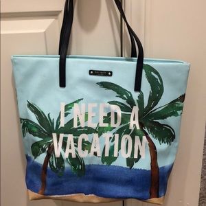 Kate Spade tropical tote